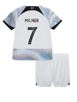 Liverpool James Milner #7 Auswärts Trikotsatz für Kinder 2022-23 Kurzarm (+ Kurze Hosen)